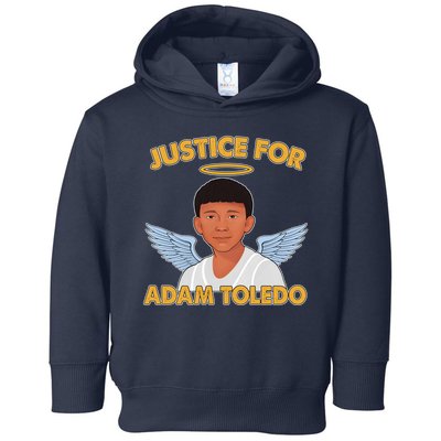 Justice For Adam Toledo Angel Toddler Hoodie