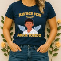 Justice For Adam Toledo Angel Womens T-Shirt