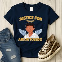 Justice For Adam Toledo Angel Womens T-Shirt