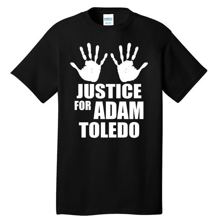 Justice For Adam Toledo Black Lives Matter Tall T-Shirt