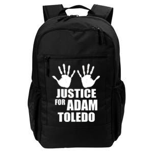 Justice For Adam Toledo Black Lives Matter Daily Commute Backpack