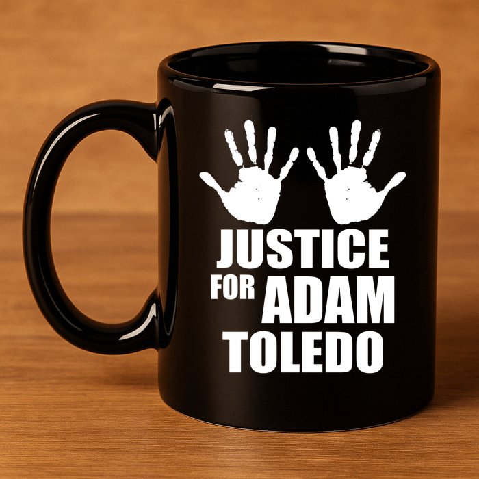 Justice For Adam Toledo Black Lives Matter 11oz C Handle Ceramic Mug