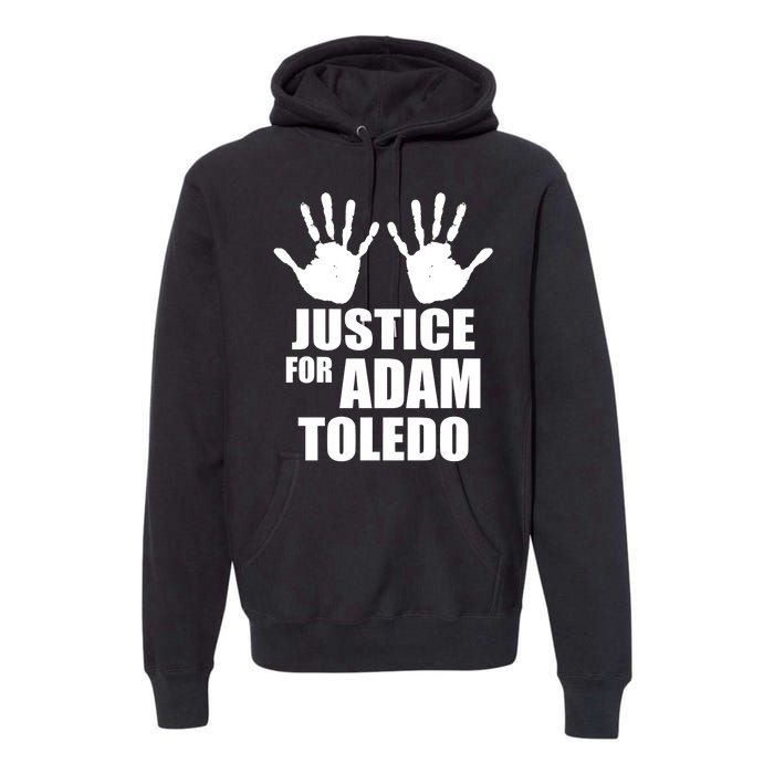 Justice For Adam Toledo Black Lives Matter Premium Hoodie