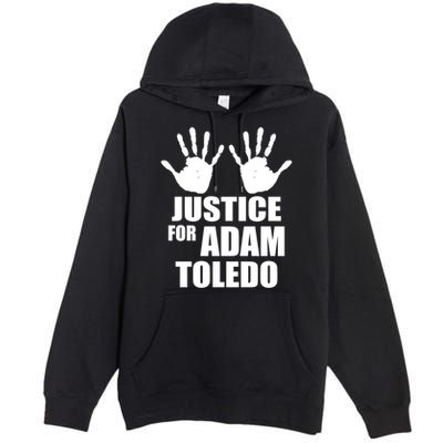 Justice For Adam Toledo Black Lives Matter Premium Pullover Hoodie