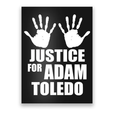 Justice For Adam Toledo Black Lives Matter Poster