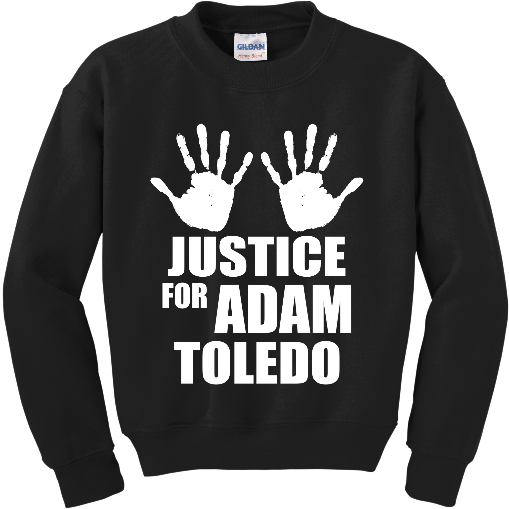 Justice For Adam Toledo Black Lives Matter Kids Sweatshirt
