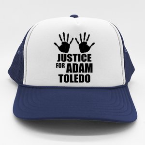 Justice For Adam Toledo Black Lives Matter Trucker Hat