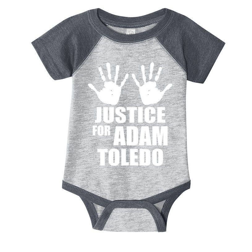 Justice For Adam Toledo Black Lives Matter Infant Baby Jersey Bodysuit