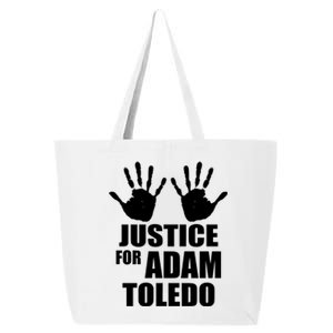 Justice For Adam Toledo Black Lives Matter 25L Jumbo Tote