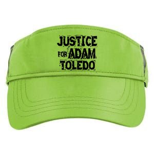 Justice for Adam Toledo BLM Black Lives Matter Adult Drive Performance Visor