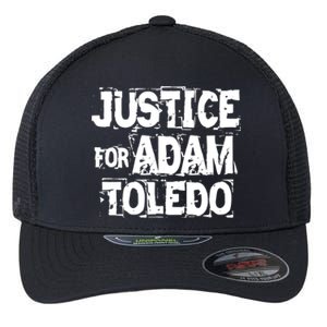 Justice for Adam Toledo BLM Black Lives Matter Flexfit Unipanel Trucker Cap