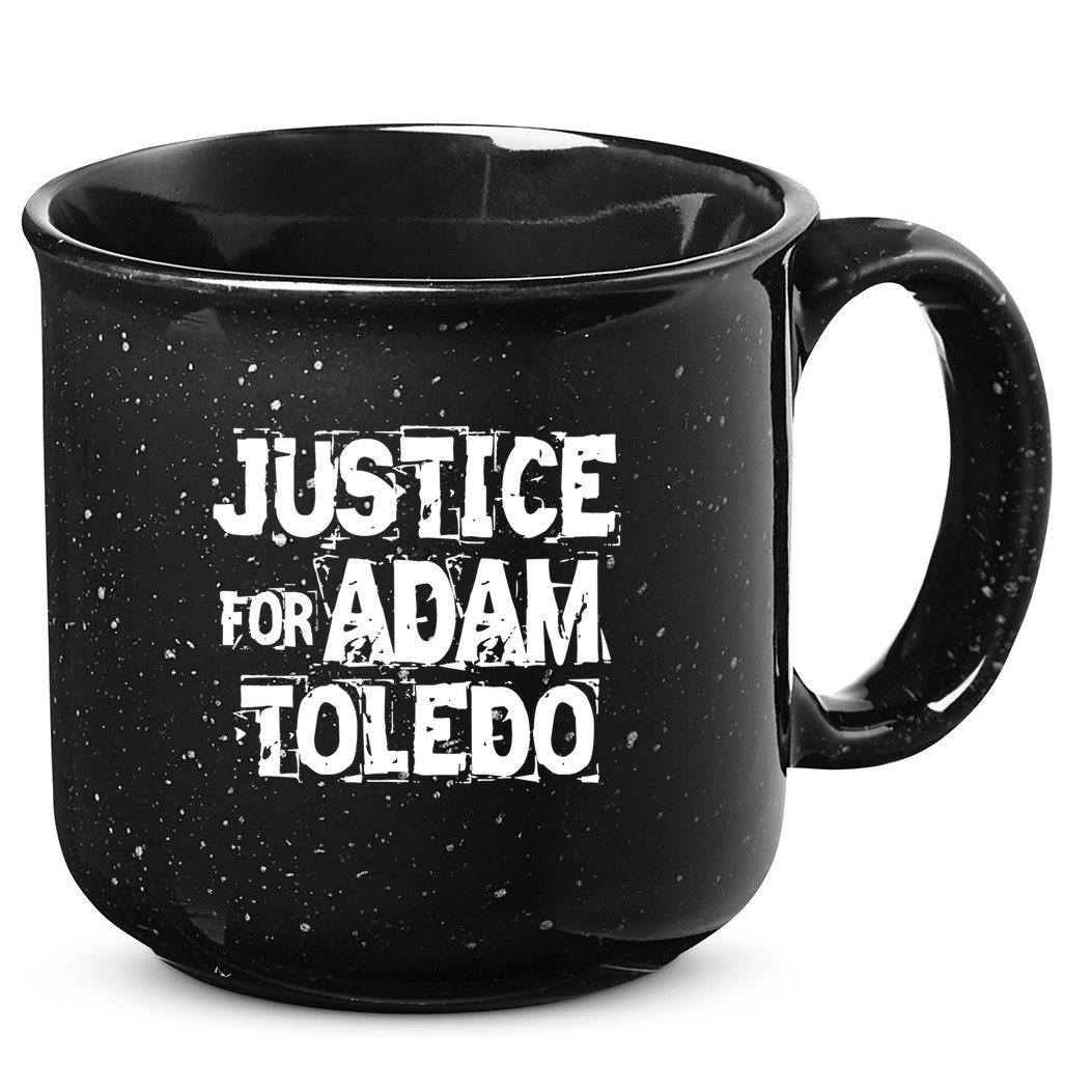 Justice for Adam Toledo BLM Black Lives Matter 15oz Campfire Ceramic Mug