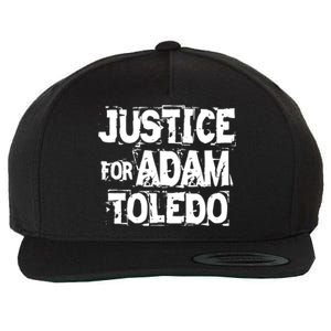 Justice for Adam Toledo BLM Black Lives Matter Wool Snapback Cap