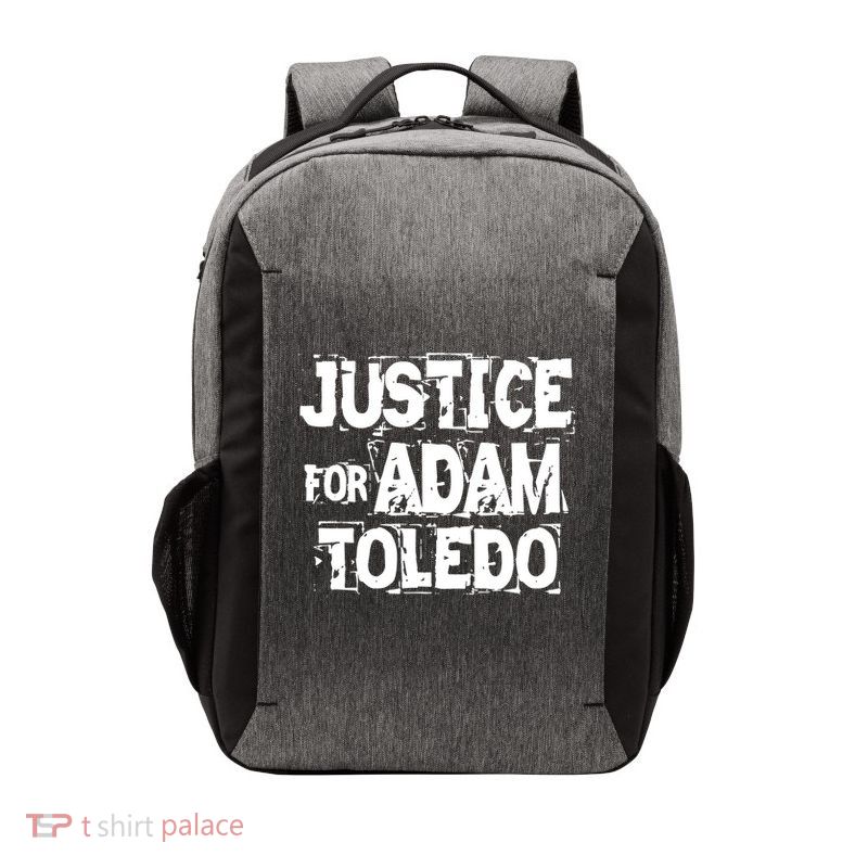 Justice for Adam Toledo BLM Black Lives Matter Vector Backpack