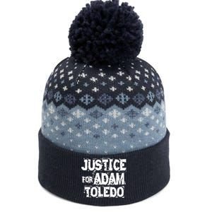 Justice for Adam Toledo BLM Black Lives Matter The Baniff Cuffed Pom Beanie