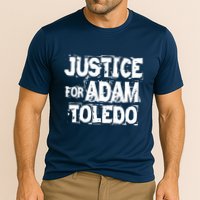 Justice for Adam Toledo BLM Black Lives Matter Cooling Performance Crew T-Shirt