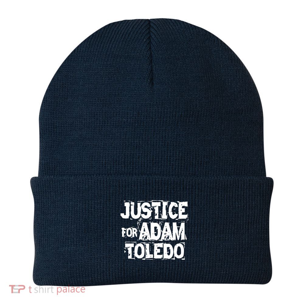 Justice for Adam Toledo BLM Black Lives Matter Beanie