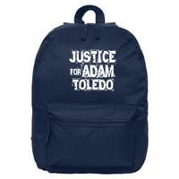 Justice for Adam Toledo BLM Black Lives Matter 16 in Basic Backpack