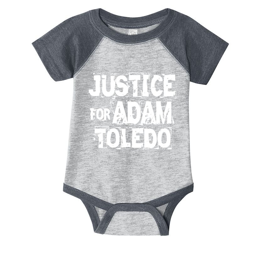 Justice for Adam Toledo BLM Black Lives Matter Infant Baby Jersey Bodysuit