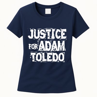 Justice for Adam Toledo BLM Black Lives Matter Womens T-Shirt
