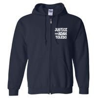 Justice for Adam Toledo BLM Black Lives Matter Full Zip Hoodie
