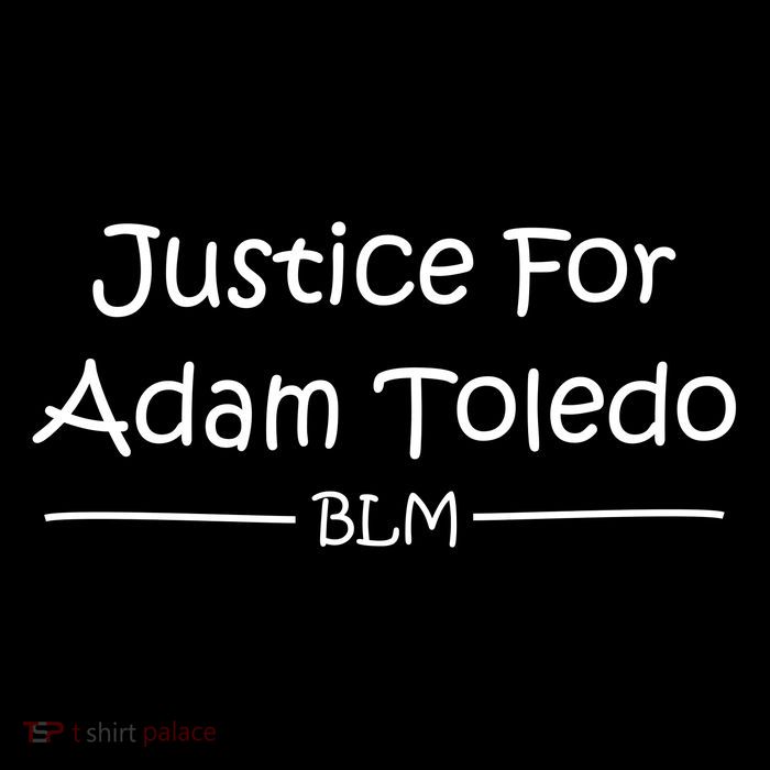 Justice For Adam Toledo BLM Hand Writing Backpack