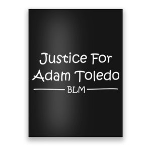 Justice For Adam Toledo BLM Hand Writing Poster