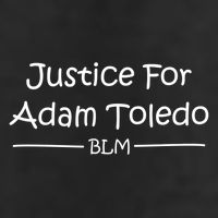Justice For Adam Toledo BLM Hand Writing Golf Towel