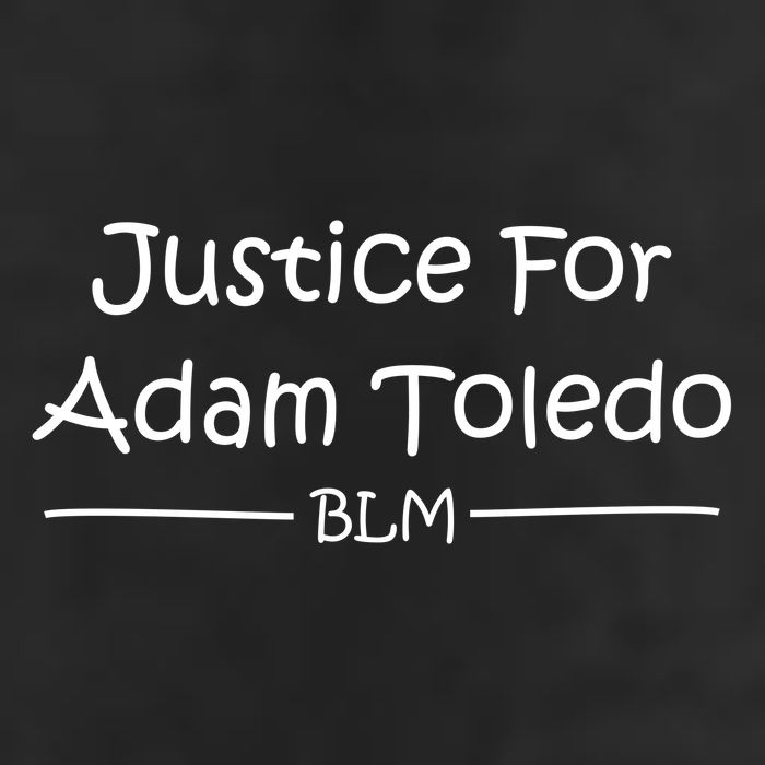 Justice For Adam Toledo BLM Hand Writing Golf Towel