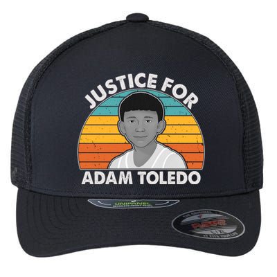 Justice For Adam Toledo Vintage Flexfit Unipanel Trucker Cap