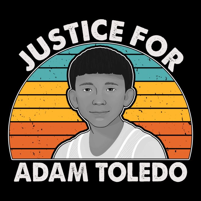 Justice For Adam Toledo Vintage Backpack