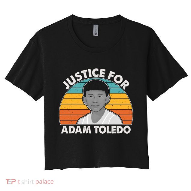 Justice For Adam Toledo Vintage Crop Top