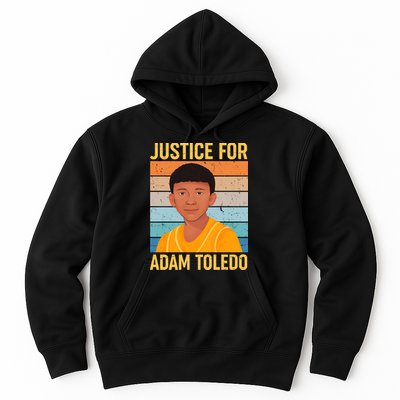 Justice For Adam Toledo Vintage Poster Hoodie