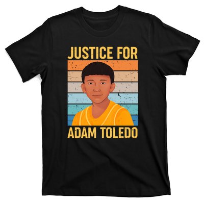 Justice For Adam Toledo Vintage Poster T-Shirt