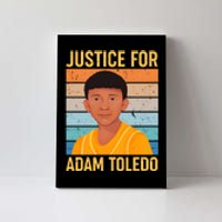 Justice For Adam Toledo Vintage Poster Canvas