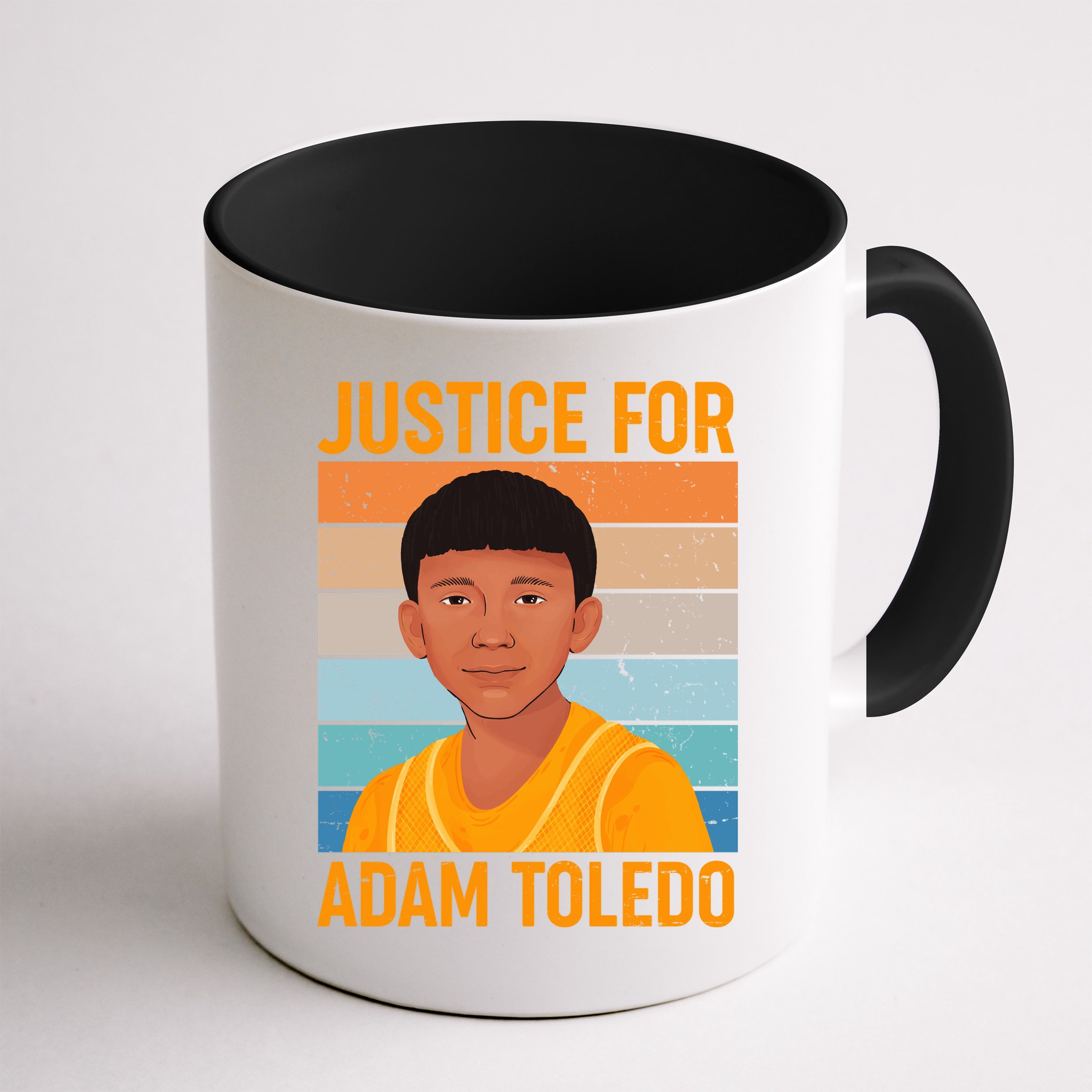 Justice For Adam Toledo Vintage Poster Mug