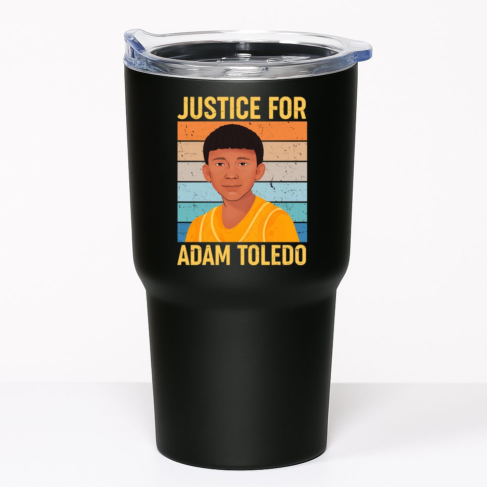 Justice For Adam Toledo Vintage Poster Tumbler