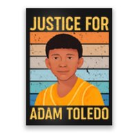 Justice For Adam Toledo Vintage Poster Poster