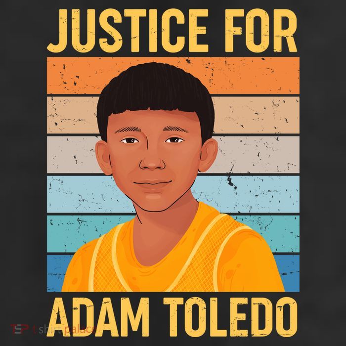 Justice For Adam Toledo Vintage Poster Trucker Hat