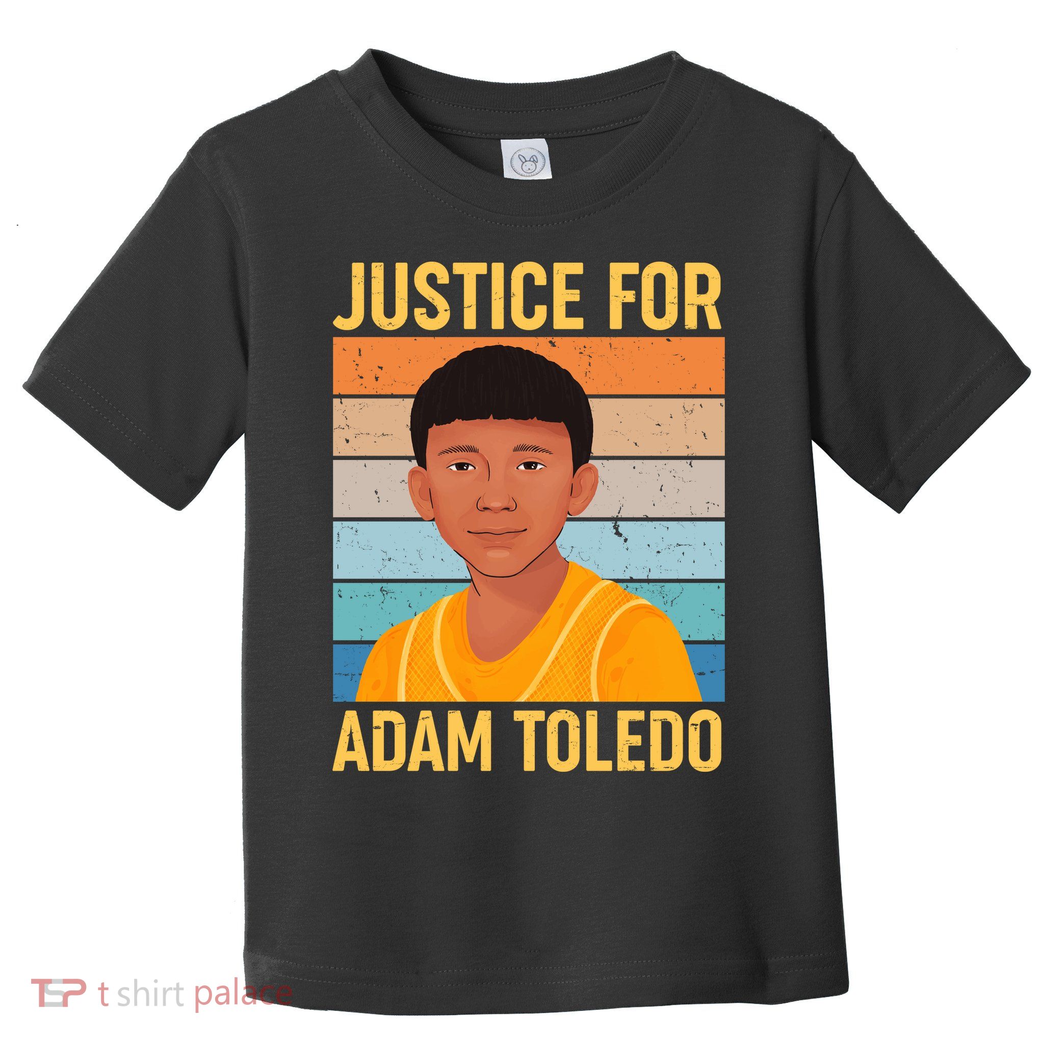 Justice For Adam Toledo Vintage Poster Toddler T-Shirt