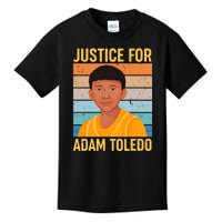 Justice For Adam Toledo Vintage Poster Kids T-Shirt