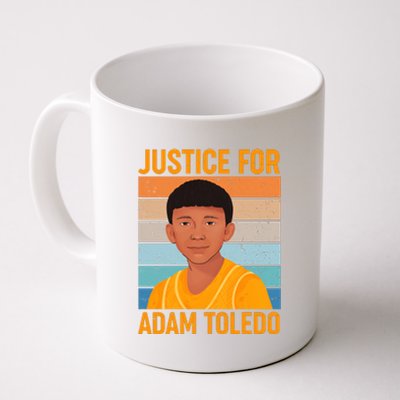 Justice For Adam Toledo Vintage Poster Coffee Mug