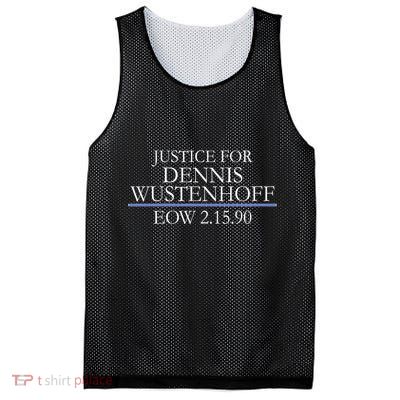 Justice For Dennis Wustenhoff EOW 2-15-90 Mesh Reversible Basketball Jersey Tank
