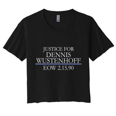 Justice For Dennis Wustenhoff EOW 2-15-90 Crop Top