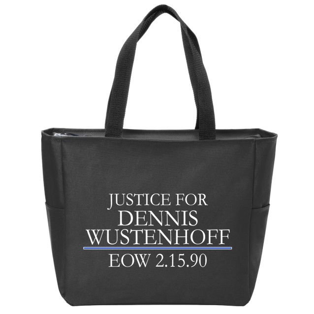 Justice For Dennis Wustenhoff EOW 2-15-90 Zip Tote Bag