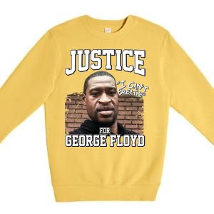 Justice For George Floyd BLM Premium Crewneck Sweatshirt