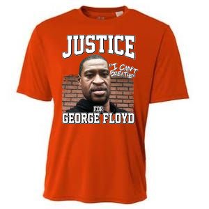 Justice For George Floyd BLM Cooling Performance Crew T-Shirt