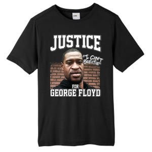 Justice For George Floyd BLM Tall Fusion ChromaSoft Performance T-Shirt