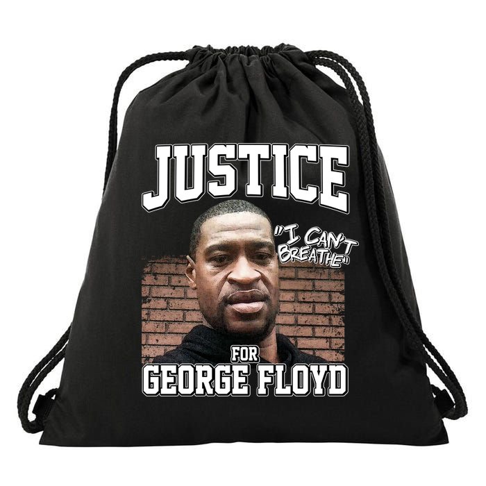 Justice For George Floyd BLM Drawstring Bag