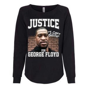 Justice For George Floyd BLM Womens California Wash Sweatshirt